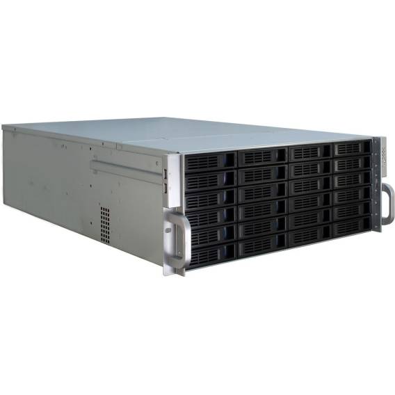 Obrázok pre Inter-Tech 4U-4424 Skříň Černá, Stříbrná