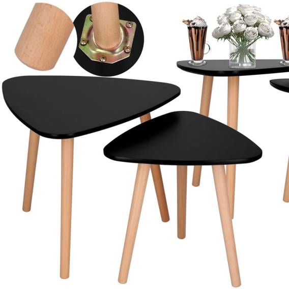 Obrázok pre COFFEE TABLE SET HF0014 51X45 39X40