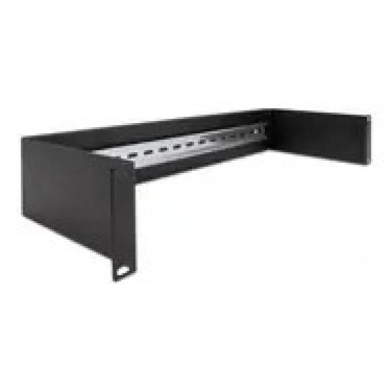 Obrázok pre DeLOCK Kolejový panel rozměru 19″ dle DIN, 2U, černý