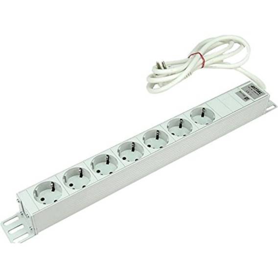 Obrázok pre Rittal DK7240.210 Bílá 7 AC zásuvky / AC zásuvek 250 V 2 m
