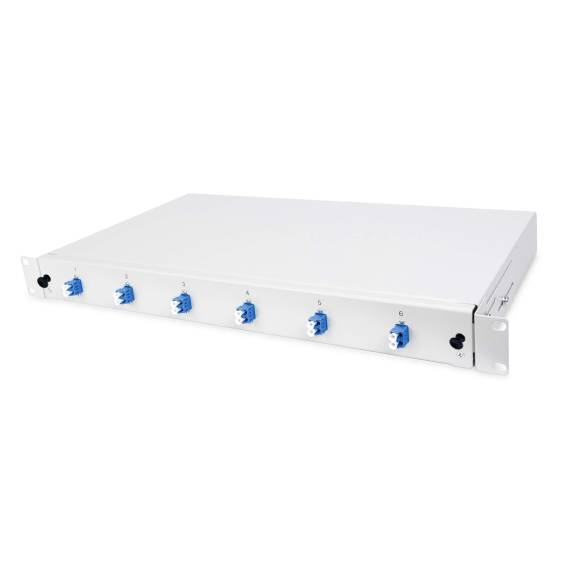 Obrázok pre helos Fiber Optic 19" Breakout Box with 6x LC duplex, Single Mode