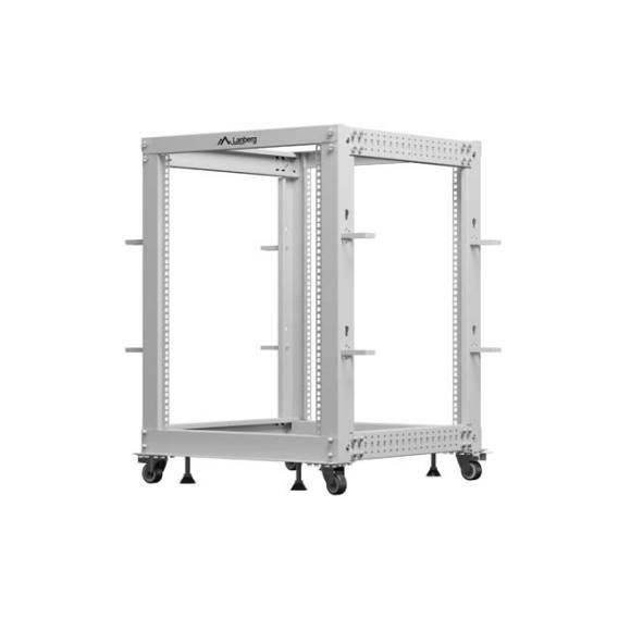 Obrázok pre OPEN RACK 19" 15U 600X600-1100 NASTAVITELNÝ ŠEDÝ LANBERG