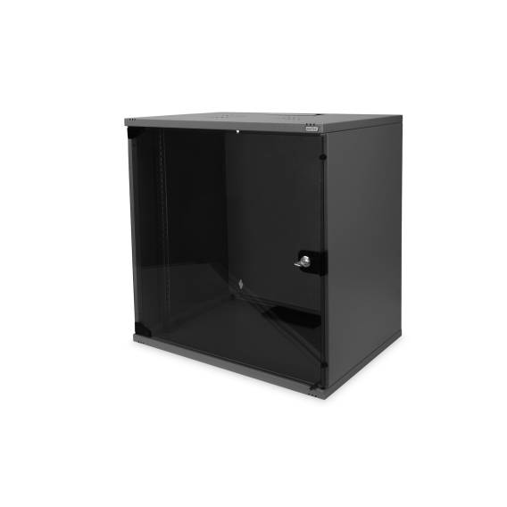 Obrázok pre Digitus DN-19 12-U-S-SW rack 12U Nástěnný regál Černá