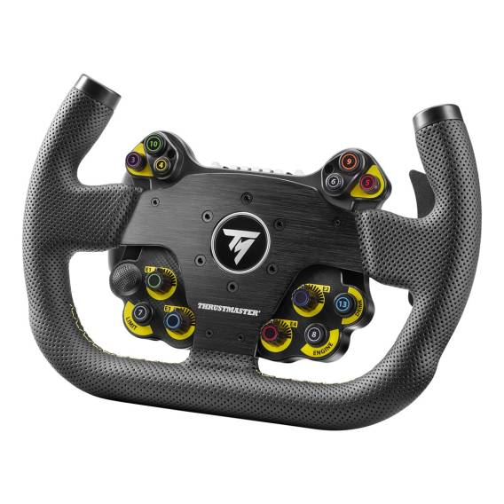 Obrázok pre Thrustmaster EVO Racing 31U Leather Černá, Žlutá Volant Analogový/digitální PC, PlayStation 4, PlayStation 5, Xbox One, Xbox One S, Xbox One X, Xbox Series S, Xbox Series X