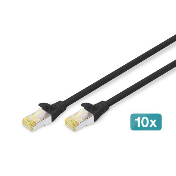 Obrázok pre Digitus DK-1644-A-050-BL-10 síťový kabel Černá 5 m Cat6a S/FTP (S-STP)