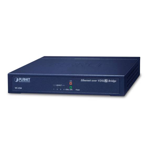 Obrázok pre Planet VC-234 network switch Managed Fast Ethernet (10/100) Black 1U