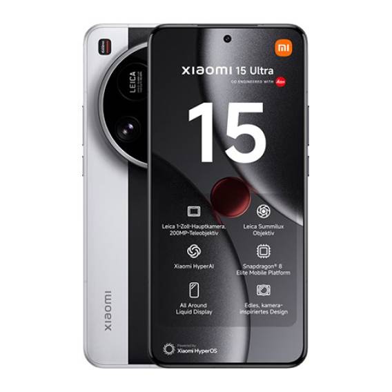 Obrázok pre Xiaomi 15 Ultra 17,1 cm (6.73") Dual SIM 5G USB typu C 16 GB 512 GB 5410 mAh Černá, Stříbrná