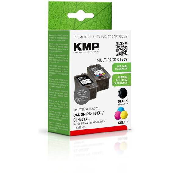 Obrázok pre KMP 1581,4005 inkoustová náplň 3 kusů Kompatibilní Vysoká (XL) výtěžnost Černá, Azurová, Purpurová, Žlutá