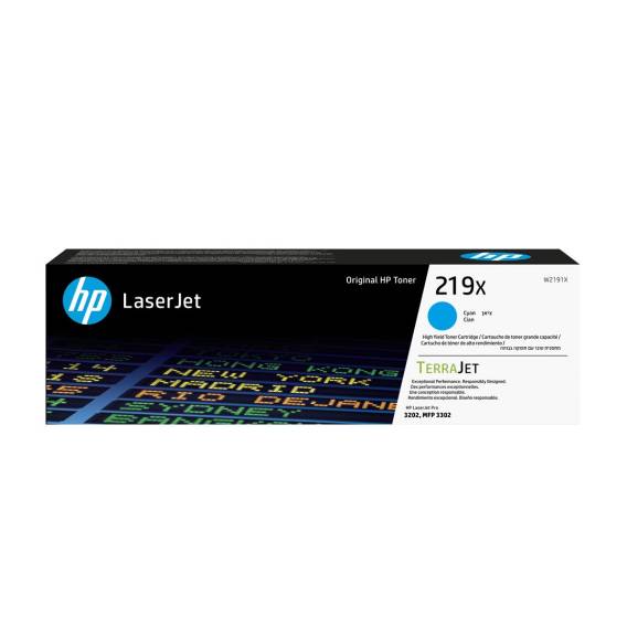 Obrázok pre HP Azurová originální tonerová kazeta 219X LaserJet s vysokou výtěžností