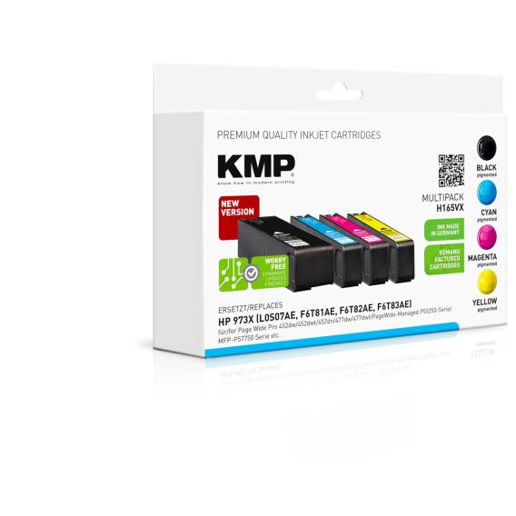 Obrázok pre KMP 1752,4005 tonerová náplň 4 kusů Kompatibilní Černá, Azurová, Purpurová, Žlutá