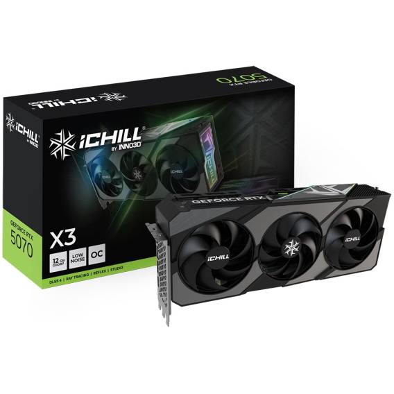 Obrázok pre INNO3D iChill GeForce RTX 5070 X3 NVIDIA 12 GB GDDR7