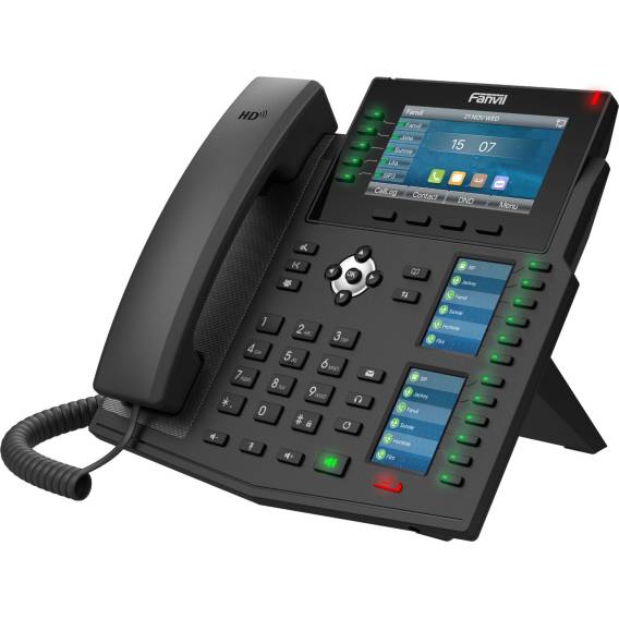 Obrázok pre Fanvil X6U V2 IP telefon Černá 20 řádky LCD Wi-Fi