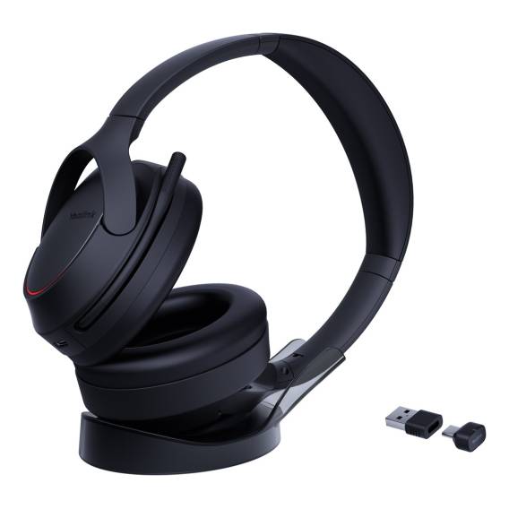 Obrázok pre Yealink BH78 Sluchátka s mikrofonem Kabelový a bezdrátový Přes hlavu Hovory/hudba USB Type-C / USB Type-A Bluetooth Nabíjecí podstavec Černá