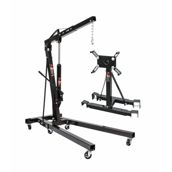 Obrázok pre AWTOOLS 2 TON WORK CRANE + ASSEMBLY TROLLEY 900 KG