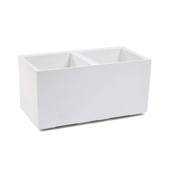 Obrázok pre FLOWERPOT PLASTIC KARO 80X40X40CM CREAM