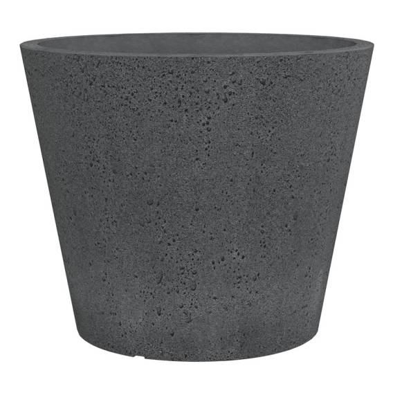 Obrázok pre FLOWERPOT PLASTIC 238/49 STONY BLACK D49