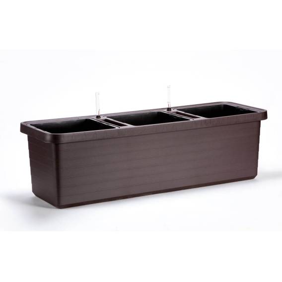 Obrázok pre URBALIVE BERBERIS TRIO Donica samonawadniająca 117 x 39 cm, brązowy