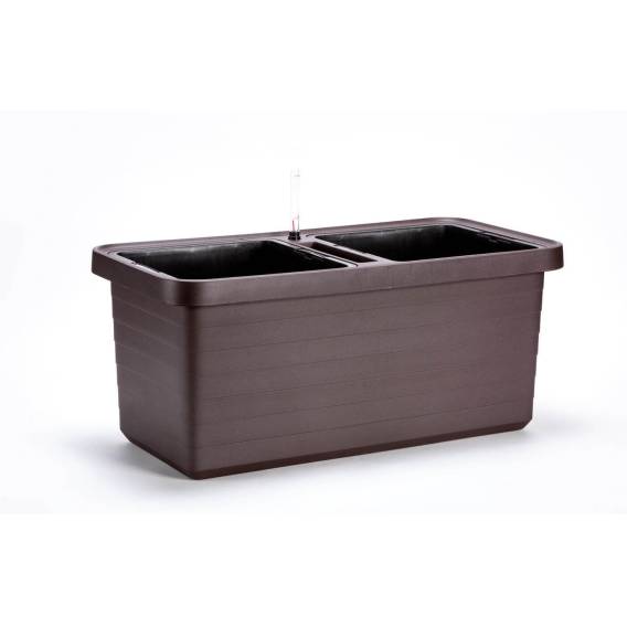 Obrázok pre URBALIVE BERBERIS DUO Donica samonawadniająca 78 x 39 cm, brązowy