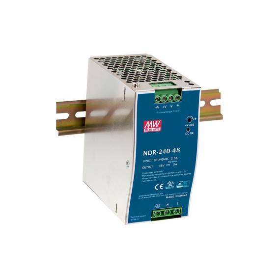 Obrázok pre LevelOne POW-4851 napájecí zdroj 240 W Modrá, Stříbrná
