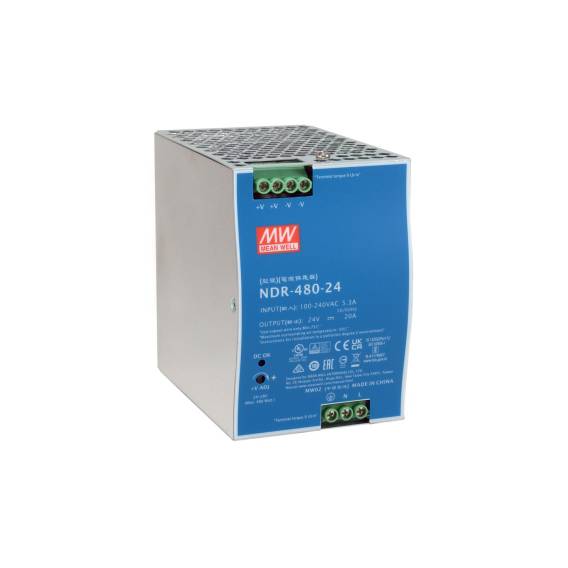 Obrázok pre LevelOne POW-2462 napájecí zdroj 480 W Modrá, Stříbrná
