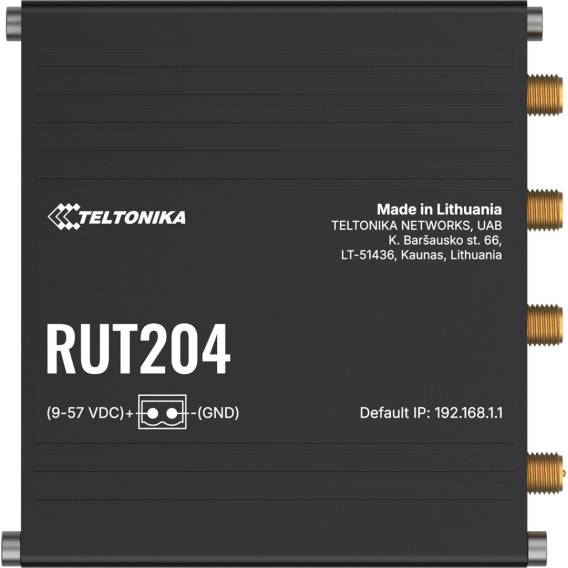Obrázok pre Teltonika RUT204 router przemysłowy 4G / LTE (RUT2040AAAA0) RS232/CAN