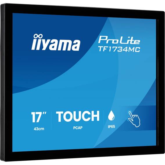 Obrázok pre iiyama ProLite TF1734MC-B8X počítačový monitor 43,2 cm (17") 1280 x 1024 px SXGA LCD Dotyková obrazovka Tabulka Černá