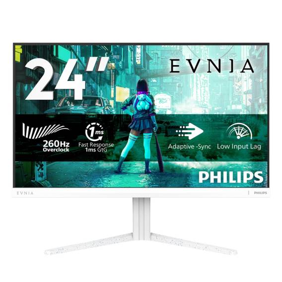 Obrázok pre Philips Evnia 3000 24M2N3201P/00 počítačový monitor 60,5 cm (23.8") 1920 x 1080 px Full HD LCD Bílá