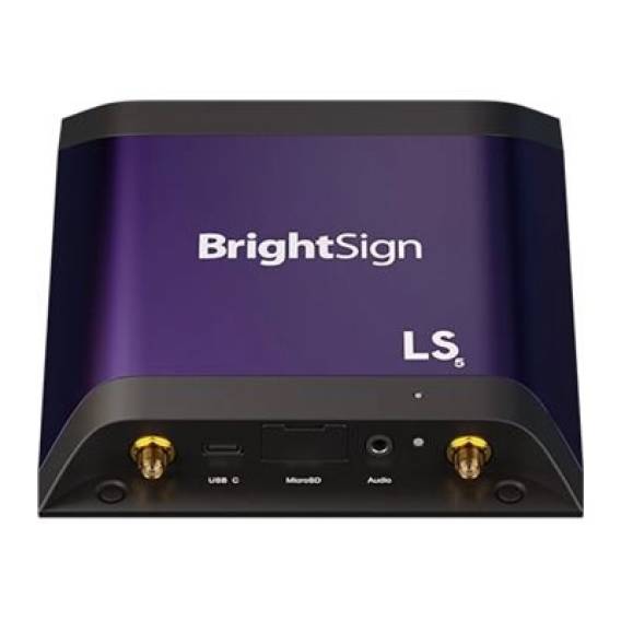 Obrázok pre BrightSign LS445 digitální přehrávač Černá, Purpurová 4K Ultra HD Wi-Fi