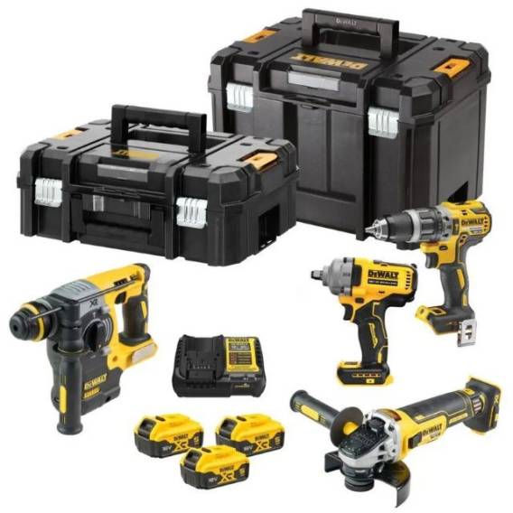 Obrázok pre SADA KOMBINOVANÉHO ELEKTRICKÉHO NÁŘADÍ DEWALT DCK428P3T 18V