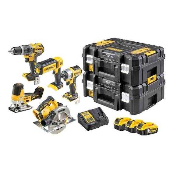 Obrázok pre DeWALT DCK500P3T-QW Sada elektrickému nářadí Baterie