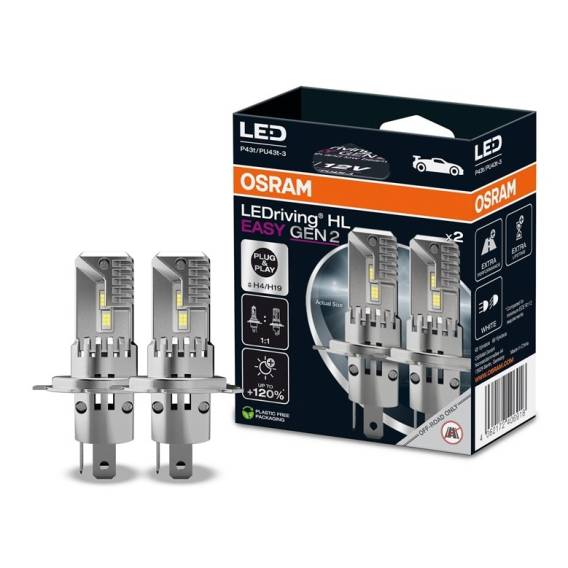 Obrázok pre OSRAM LED H4/H19 12V 1400/1800LM 2PCS