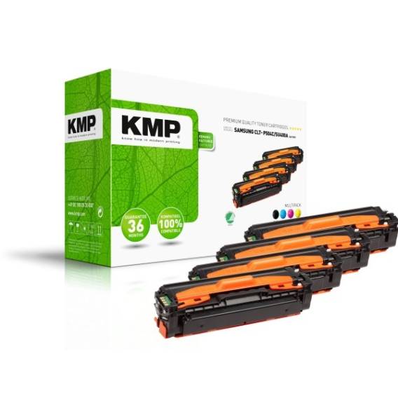 Obrázok pre KMP SA-T57V tonerová náplň 4 kusů Kompatibilní Černá, Azurová, Purpurová, Žlutá