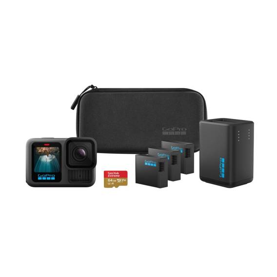 Obrázok pre GoPro HERO13 Extended Power Bundle outdoorová sportovní kamera 27,6 MP 5.3K Ultra HD CMOS 25,4 / 1,9 mm (1 / 1.9") Wi-Fi 157 g