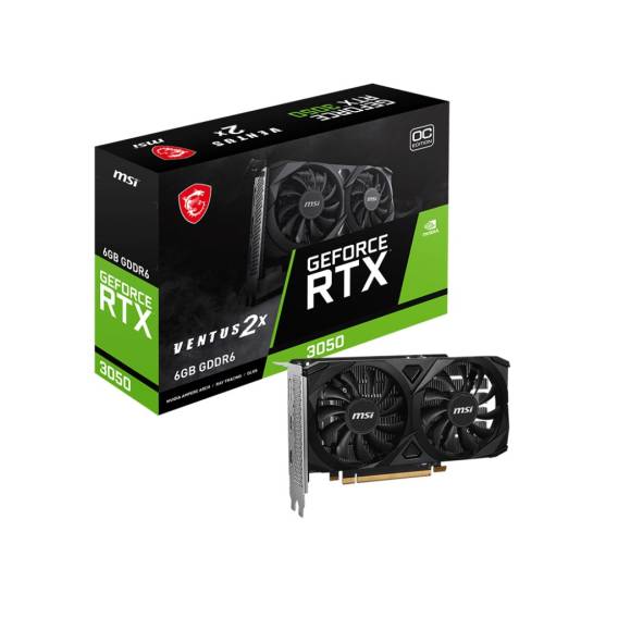Obrázok pre MSI VENTUS GeForce RTX 3050 2X E 6G OC NVIDIA 6 GB GDDR6