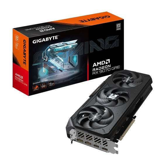 Obrázok pre GIGABYTE Radeon RX 9070 GRE GAMING OC 12G AMD 12 GB GDDR6