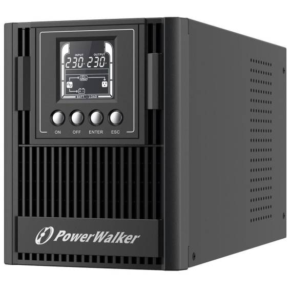 Obrázok pre PowerWalker VFI 1000 AT zdroj nepřerušovaného napětí S dvojitou konverzí (online) 1 kVA 900 W 3 AC zásuvky / AC zásuvek
