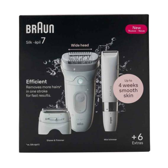Obrázok pre Braun Silk-épil 7 7-441 40 pinzeta/pinzety Stříbrná, Bílá