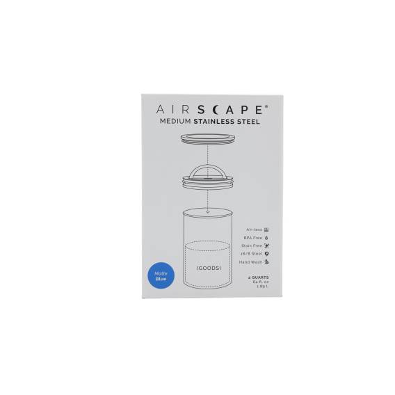 Obrázok pre Airscape? Edelstahl-Aromabeh?lter mittel, blau matt