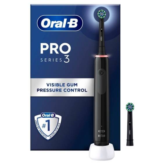 Obrázok pre Oral-B Pro 3 Pro3 3000 Dospělý Oscilačně rotační kartáček Černá
