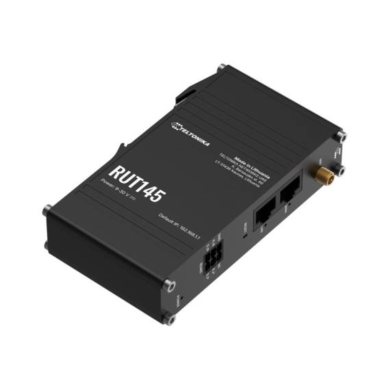 Obrázok pre Teltonika RUT145 bezdrátový router Fast Ethernet Jednopásmový (2,4 GHz) Černá