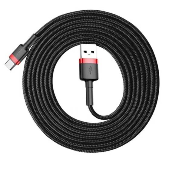 Obrázok pre Baseus CATKLF-U91 USB kabel USB 2.0 3 m USB A USB C Černá, Červená