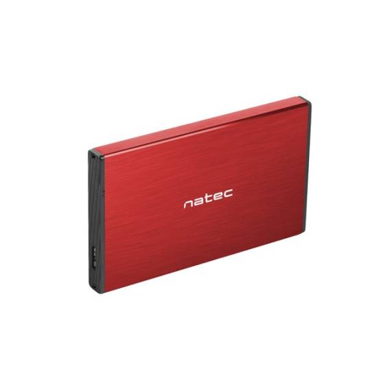 Obrázok pre KRYT HDD NATEC RHINO GO (USB 3.0, 2,5", ČERVENÝ)