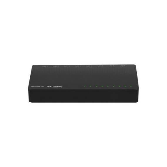 Obrázok pre LANBERG SWITCH DSP2-1008-12V (8-PORT, 12V, 1GB/S)