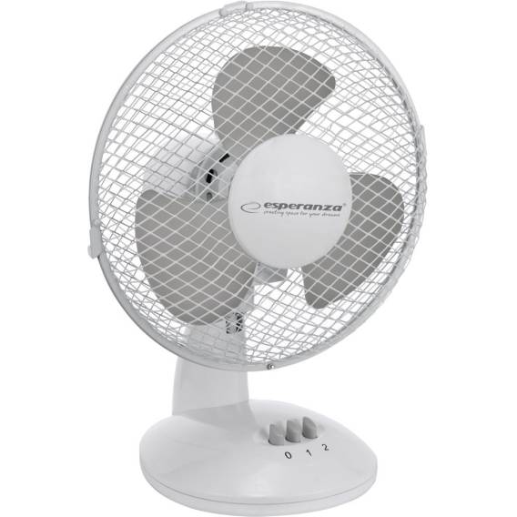 Obrázok pre Stolní ventilátor 9" Esperanza EHF004WE ZEPHYR Bílý a šedý