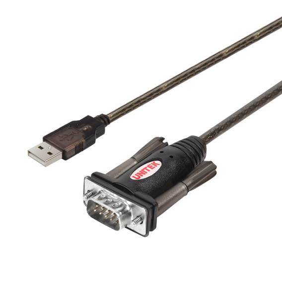 Obrázok pre UNITEK Y-105 sériový kabel Černá 1,5 m USB Typ-A DB-9