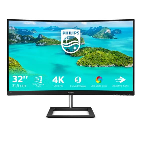 Obrázok pre Philips E Line 328E1CA/00 LED display 80 cm (31.5") 3840 x 2160 px 4K Ultra HD LCD Černá