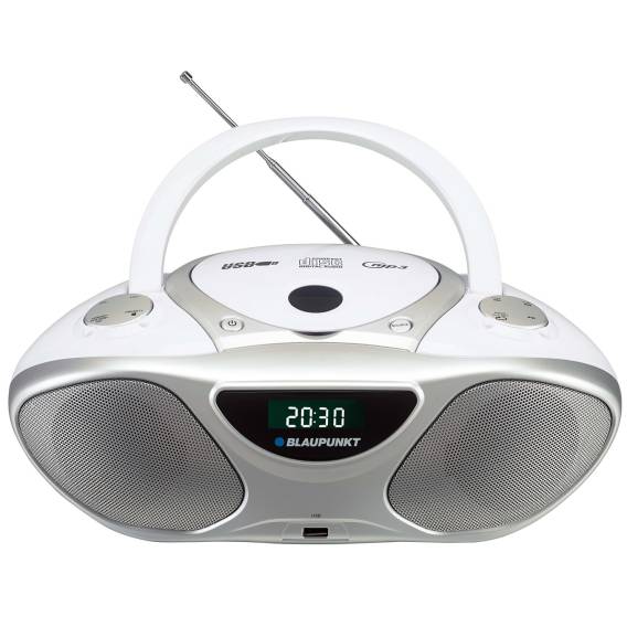 Obrázok pre Blaupunkt BB14WH CD přehrávač CD rekordér Stříbrná, Bílá