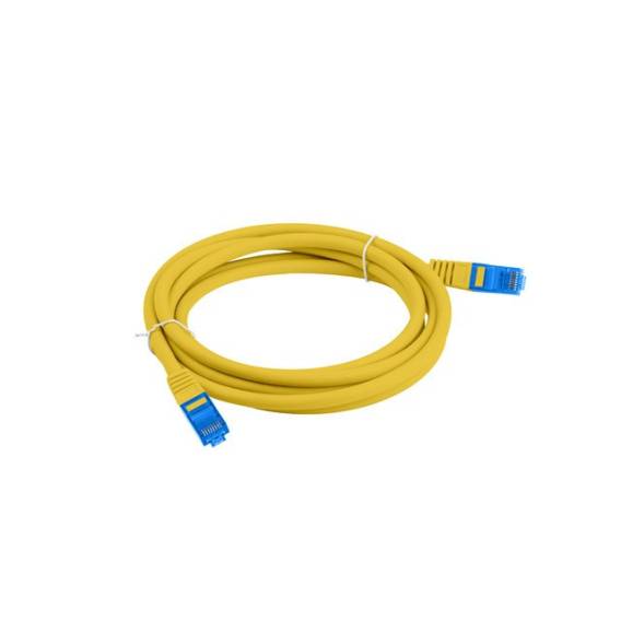 Obrázok pre LANBERG PATCHCORD S/FTP CAT.6A 3M ŽLUTÝ LSZH