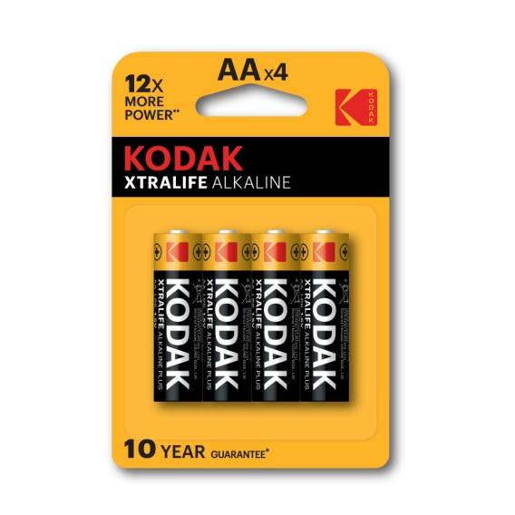 Obrázok pre Kodak XTRALIFE alkaline AA battery (4 pack)