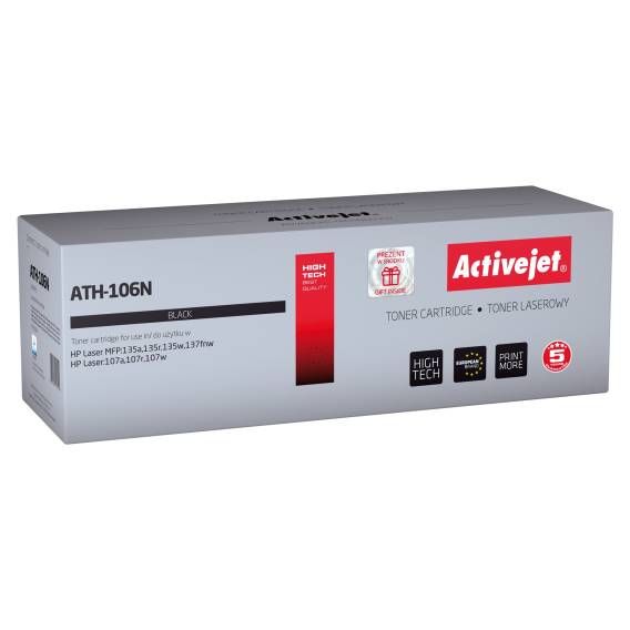 Obrázok pre Activejet ATH-106N (náhrada za HP W1106A; Supreme; 1000 stran; černá)